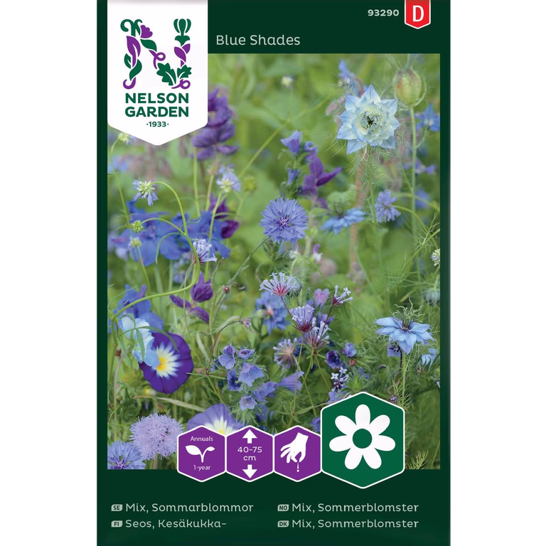 Mix, Sommarblommor, blå
