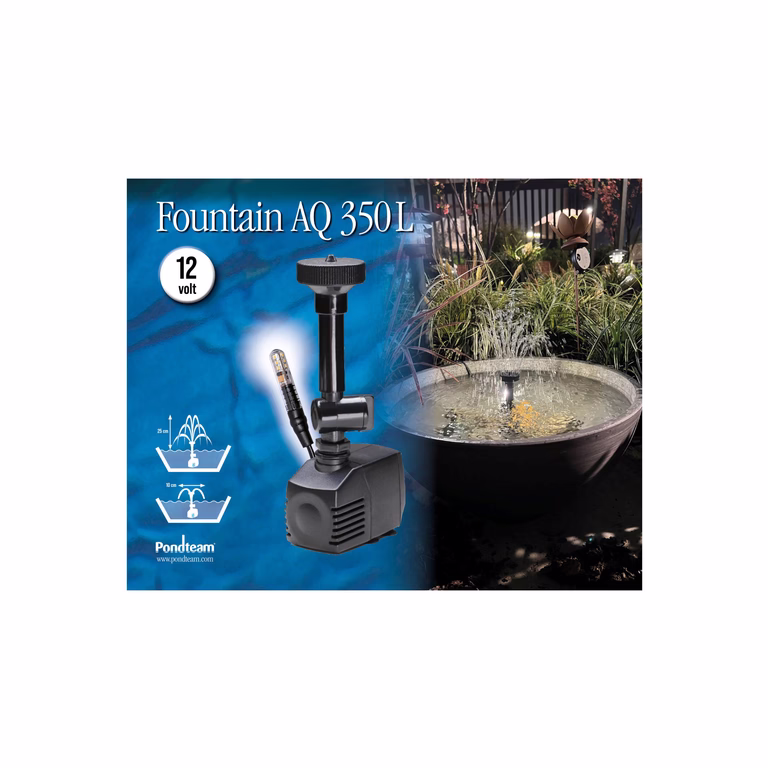 Fountain Pump AQ350 12V Micro LED