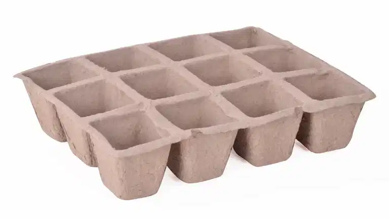 Fiberbrett med 12 potter