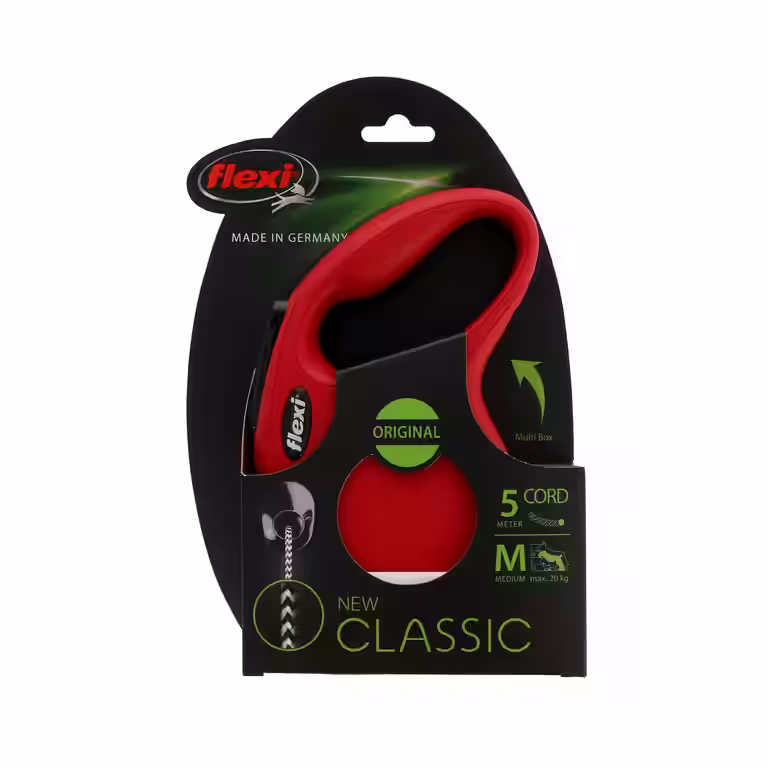 Flexi New Classic Cord röd M