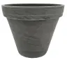 Plant pot D13 basalt terracotta