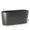 DELTA 10 Selfwatering pot L30 grey metallic