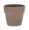 Aromi pot D22 terracotta grey