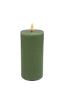 LED Pillar Candle 15 cm Light Green