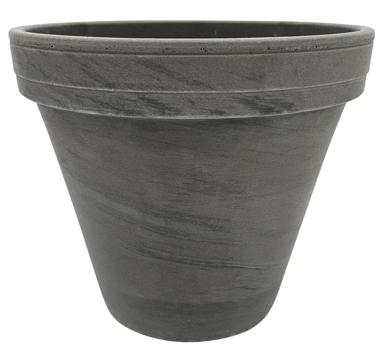 Plant pot D15 basalt terracotta