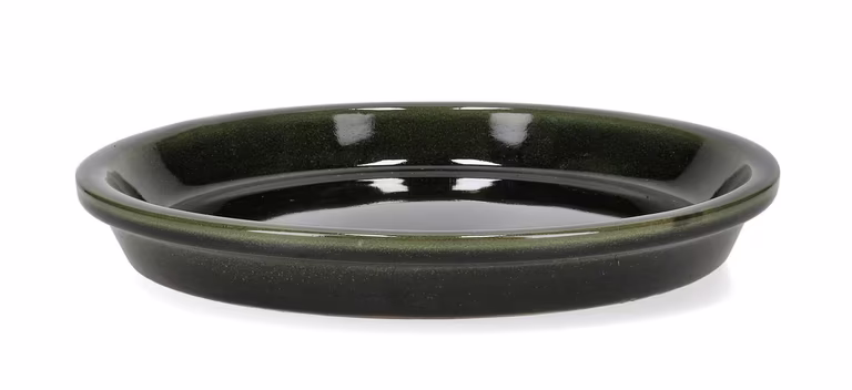 K&C ceramic saucer D28 green