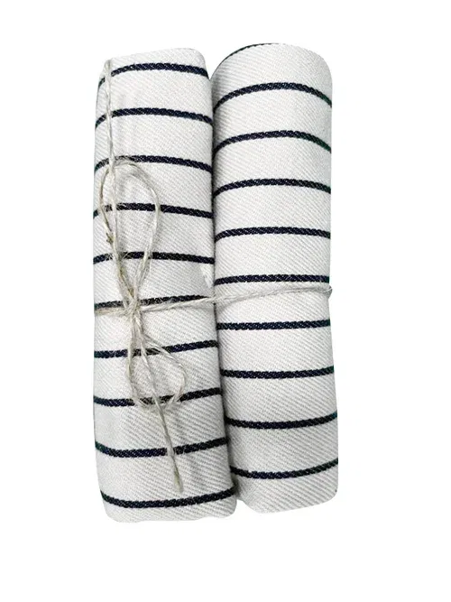 K&C Napkin Beige and Blue 2pk