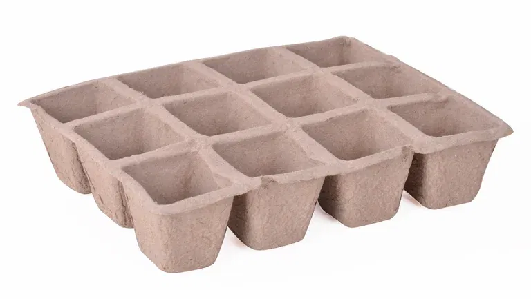 Square Fibre Pot 12 Cell