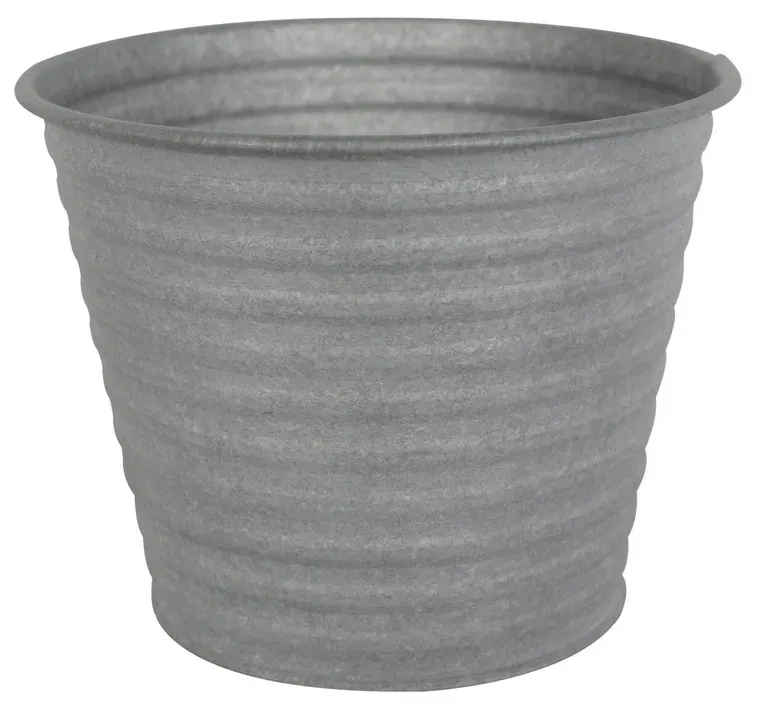 Crewe pot zinc D17 grey