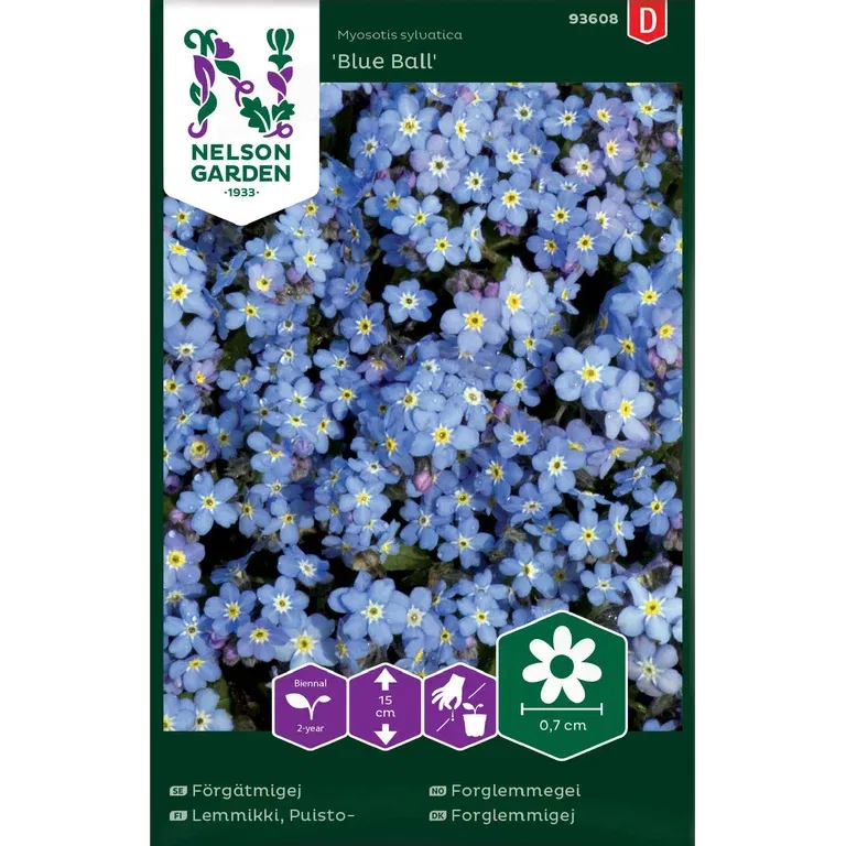 Förgätmigej, Blue Ball, blå