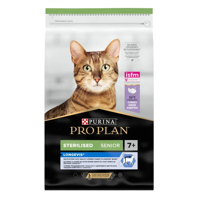 Pro Plan Cat Sterilised 7+ Turkey 10kg