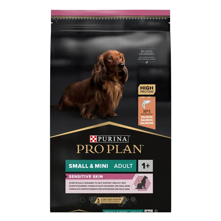 Pro Plan Small & Mini Adult Dog Sensitive Skin Rik på la