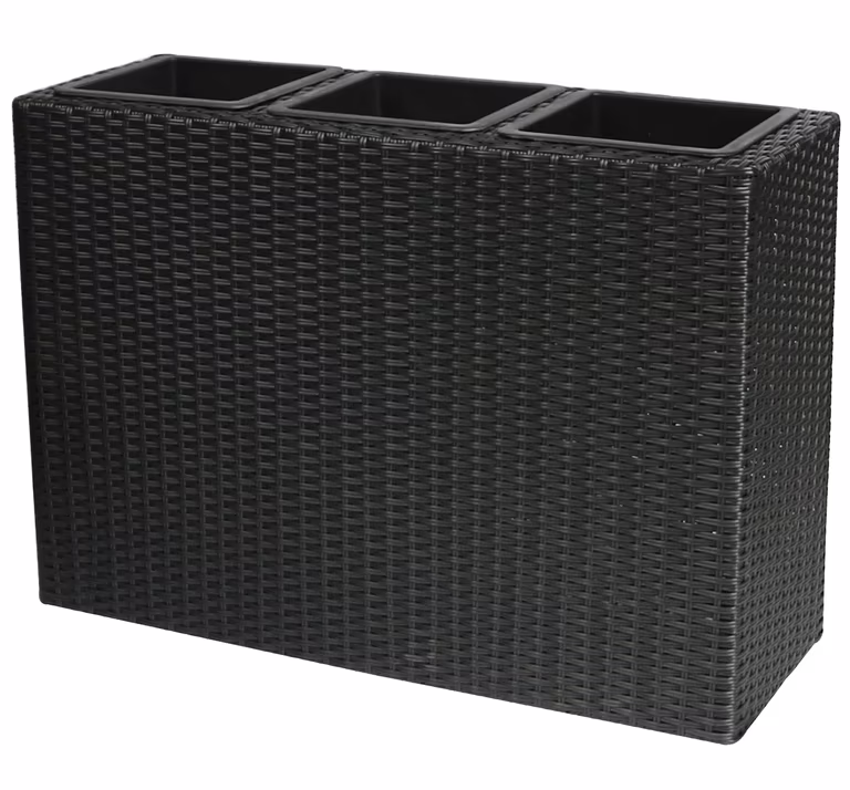 Evert planter L84cm black