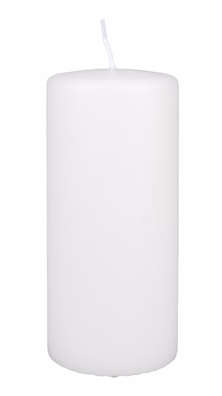 Pillar candle paraffin 
