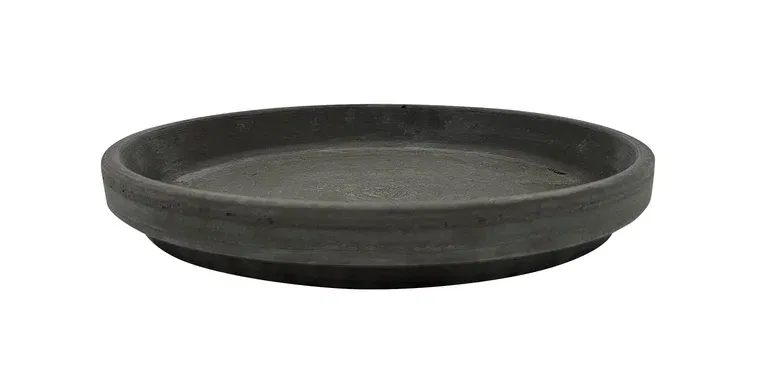 Saucer D13 basalt terracotta waterpr.