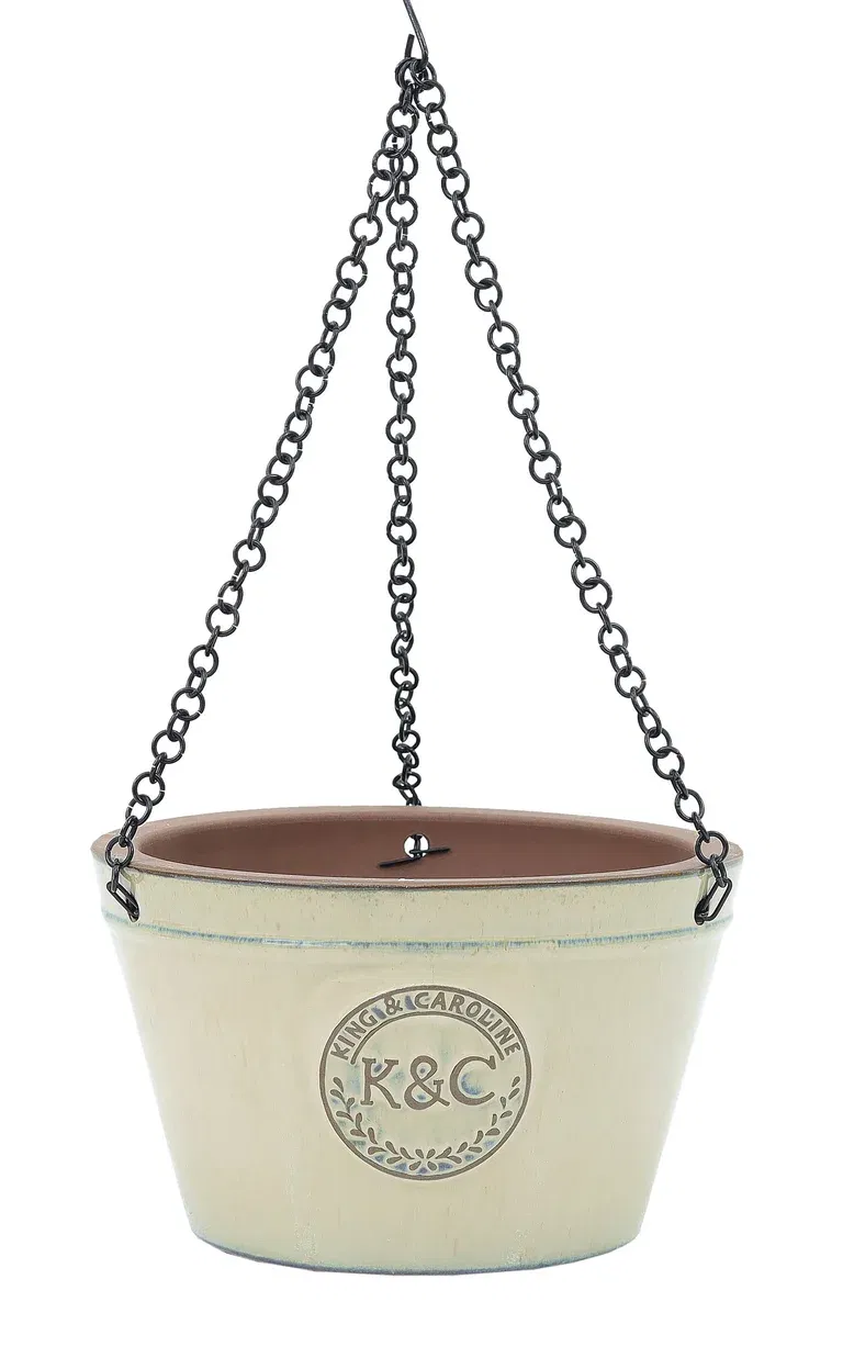 K&C ceramic hanging pot D27 sand