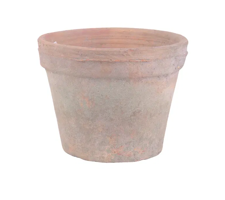 Vintage pot D16 terracotta