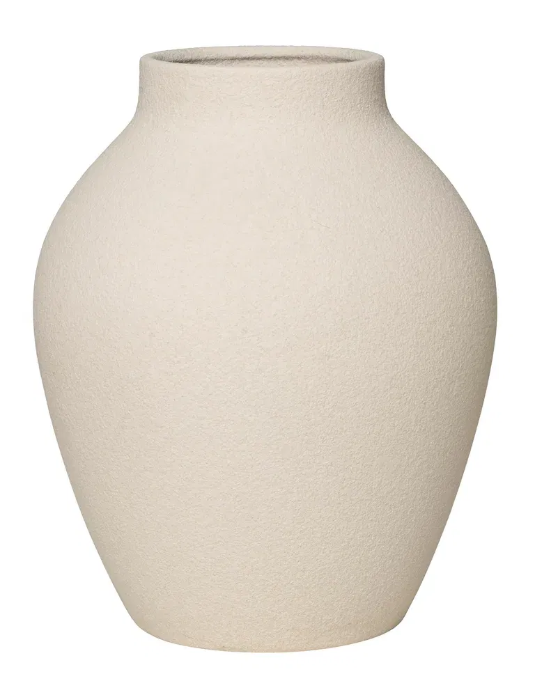 Sandra vase H22 sandy beige
