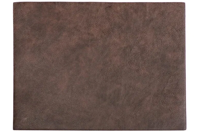 Placemat Artificial Leather Brown 45x33cm