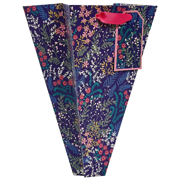 Flora bouqet bag S blue