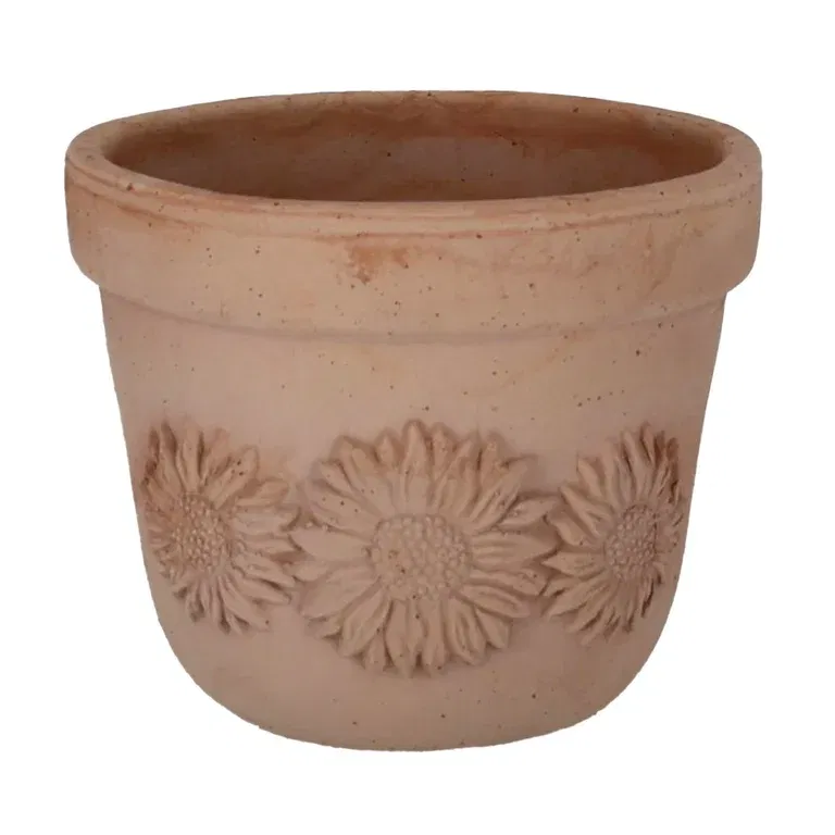 Girasole pot D25 terracotta