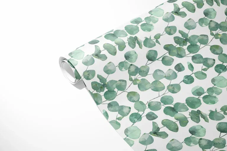 Gift wrap Eucalyptus leafs 