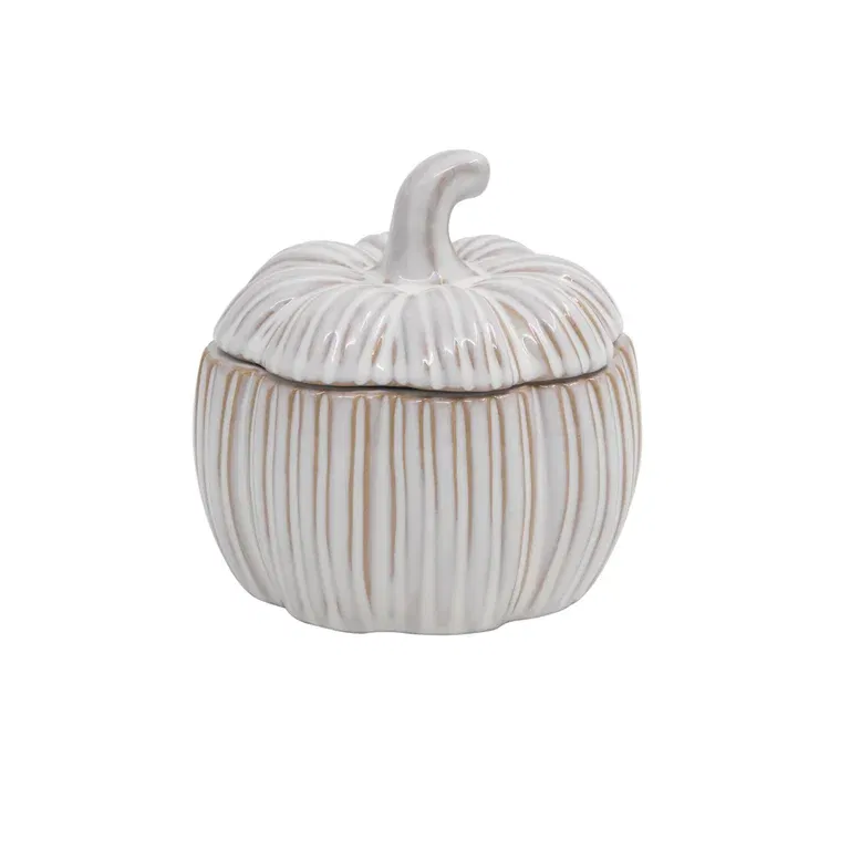 Jar Ceramic Pumpkin 