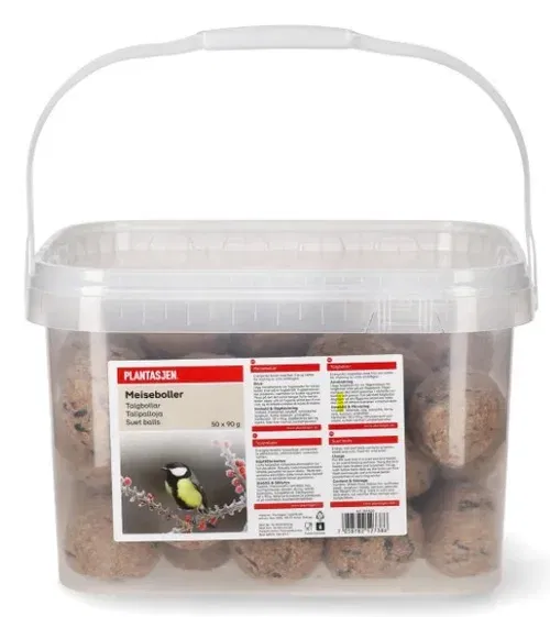 Suet balls in a bucket, 50 PCS