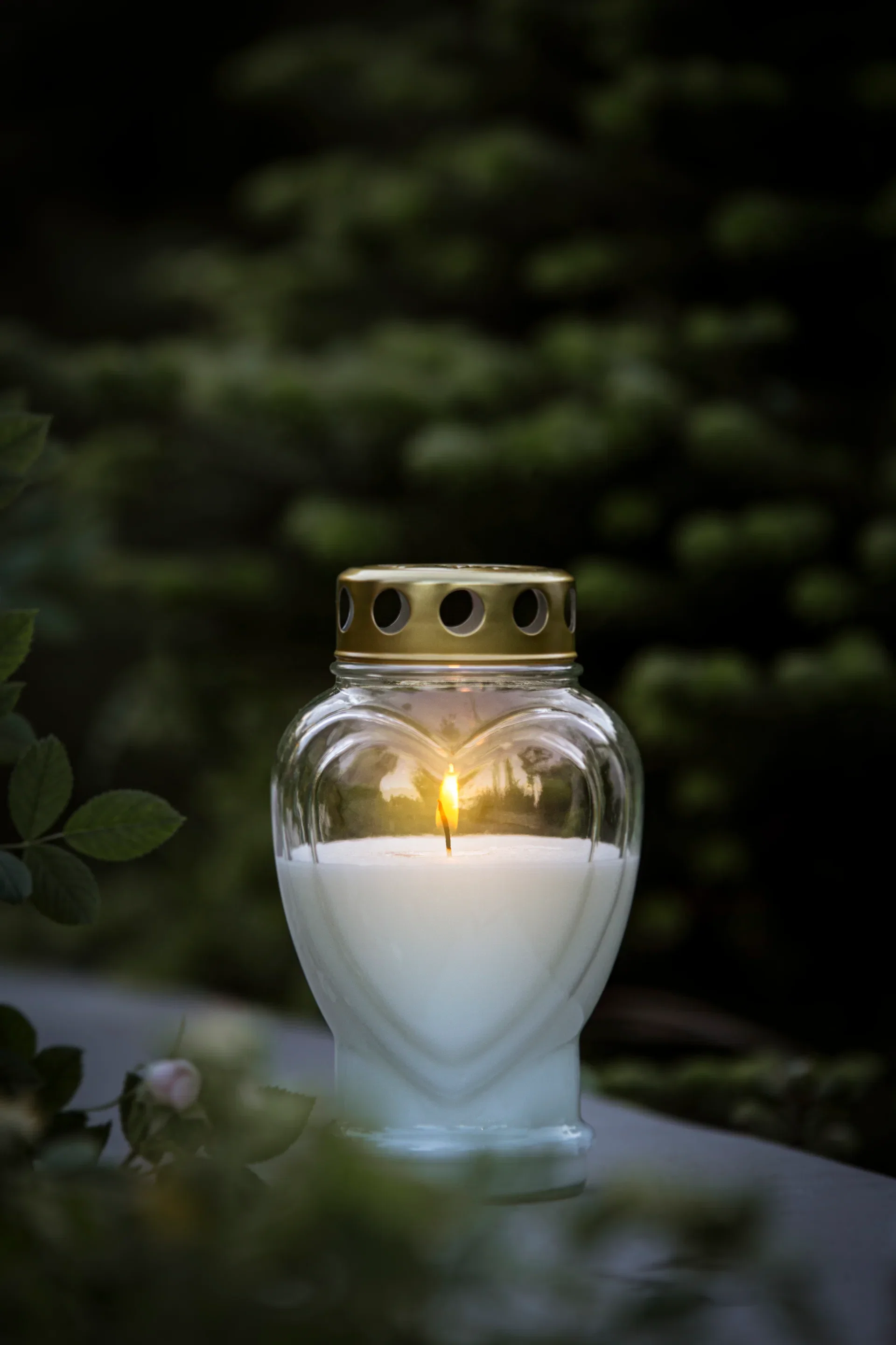 Gravelight glass Heart shape 