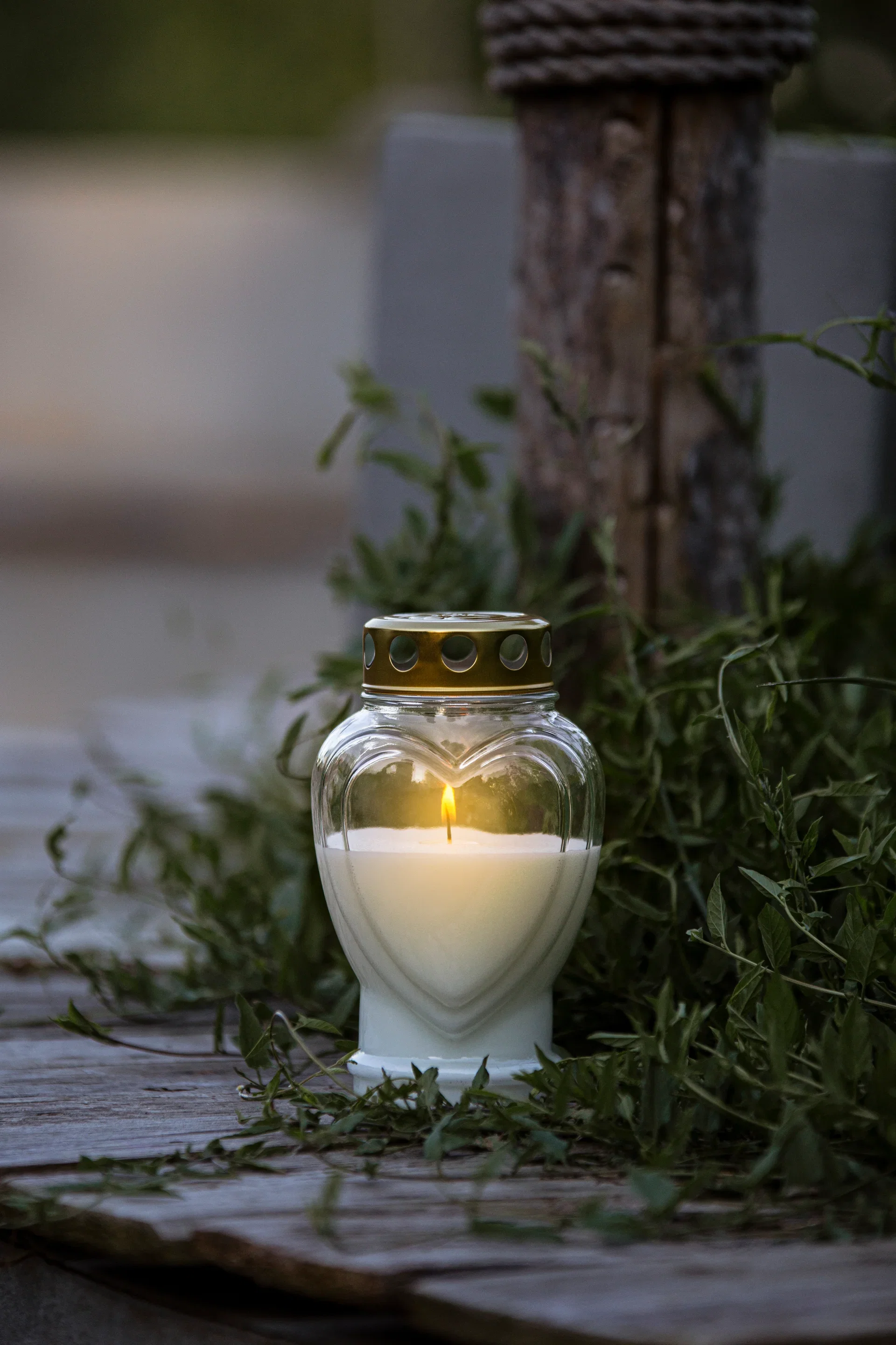 Gravelight glass Heart shape 