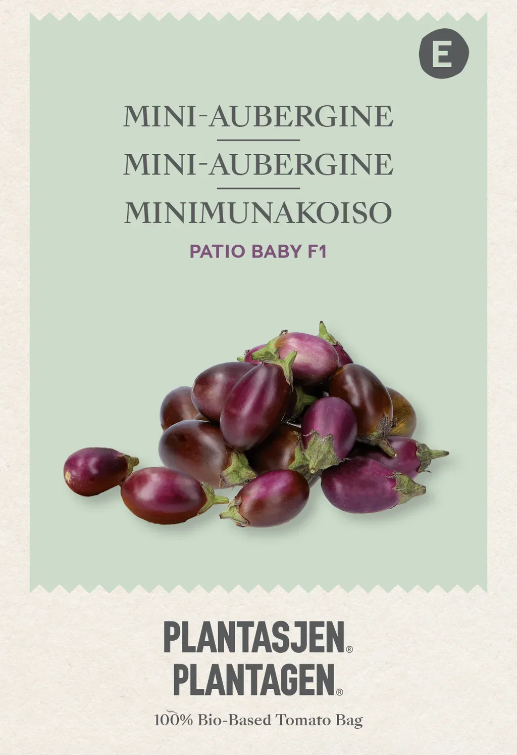 Mini-Aubergine Patio Baby F1 - 8 sds