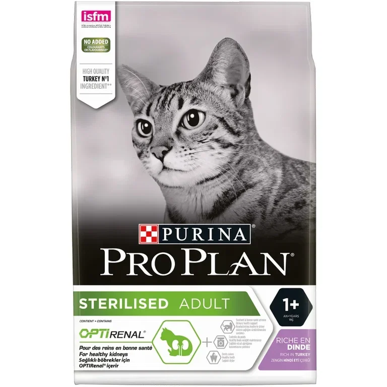Pro Plan Cat Sterilised Turkey 3kg