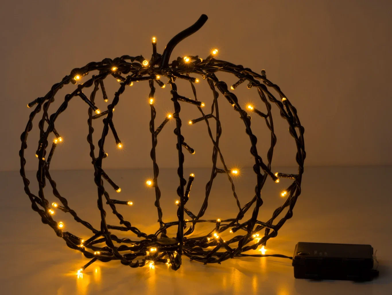 Metal Pumpkin 30cm w/ 80LED