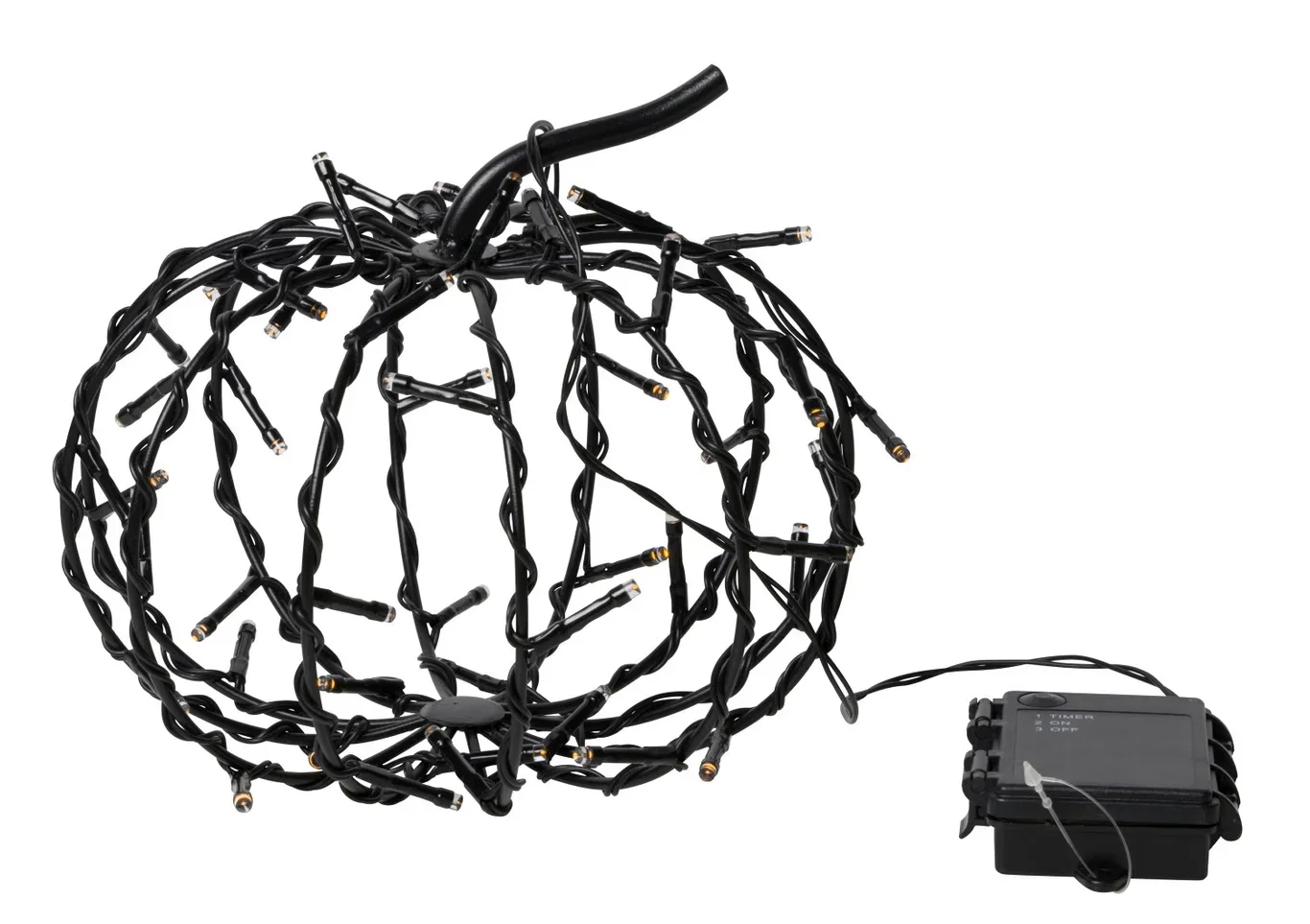 Metal Pumpkin 20cm w/ 48LED