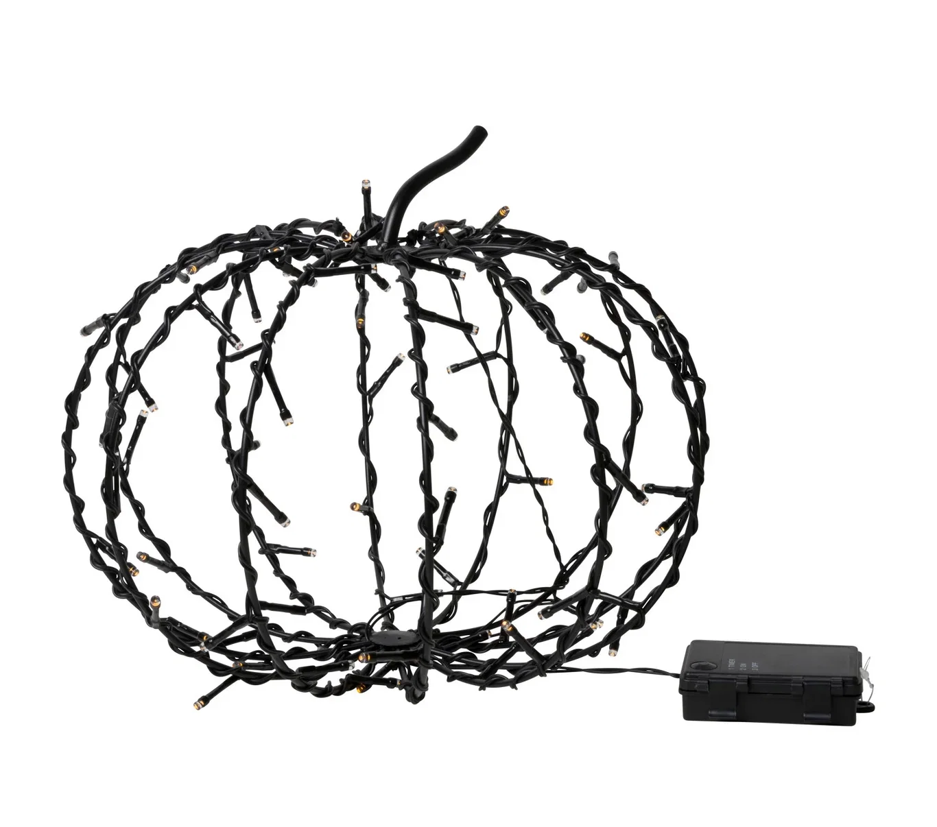 Metal Pumpkin 30cm w/ 80LED