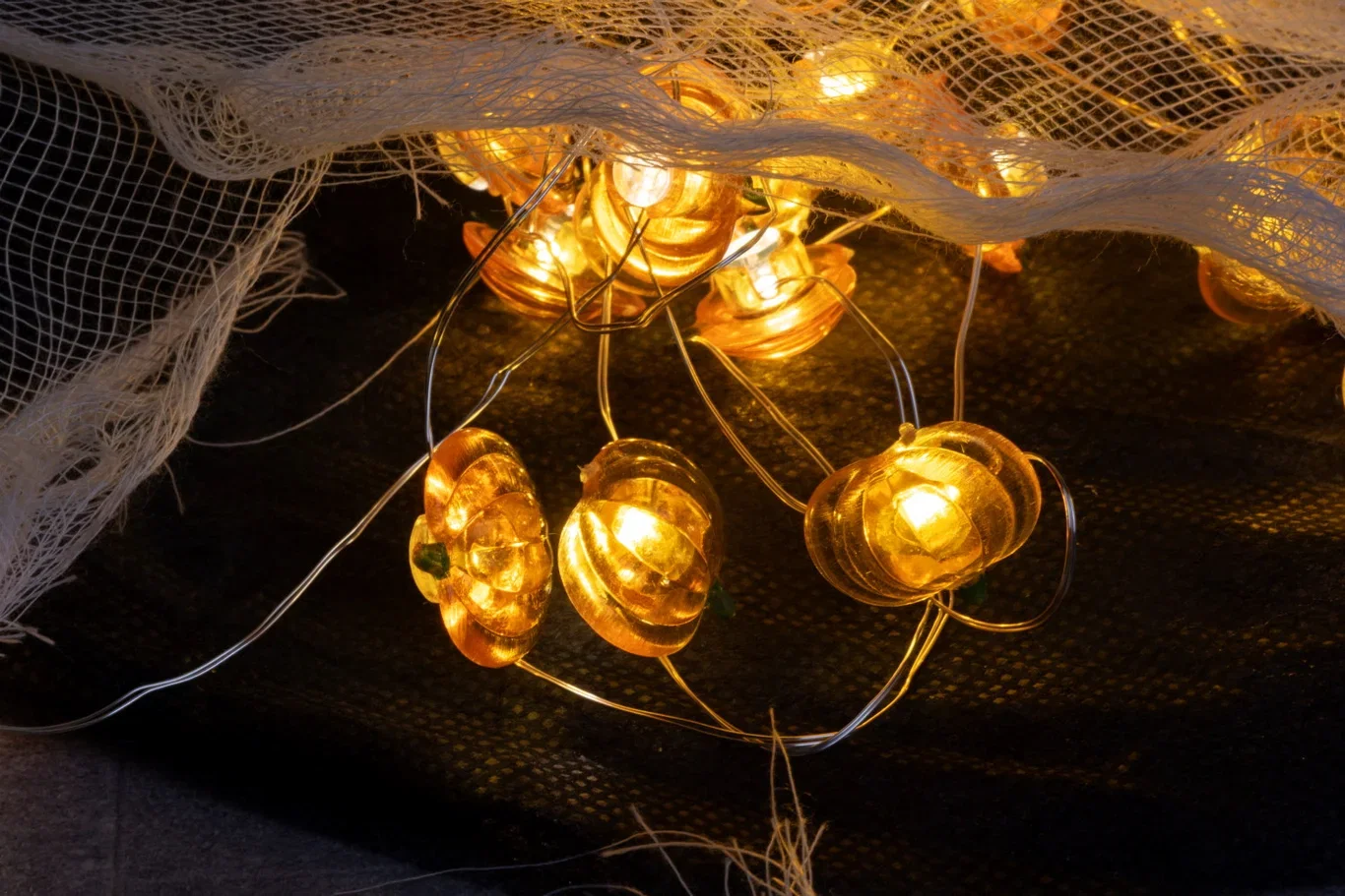 Pumpkin Deco Light chain 200cm 20LED