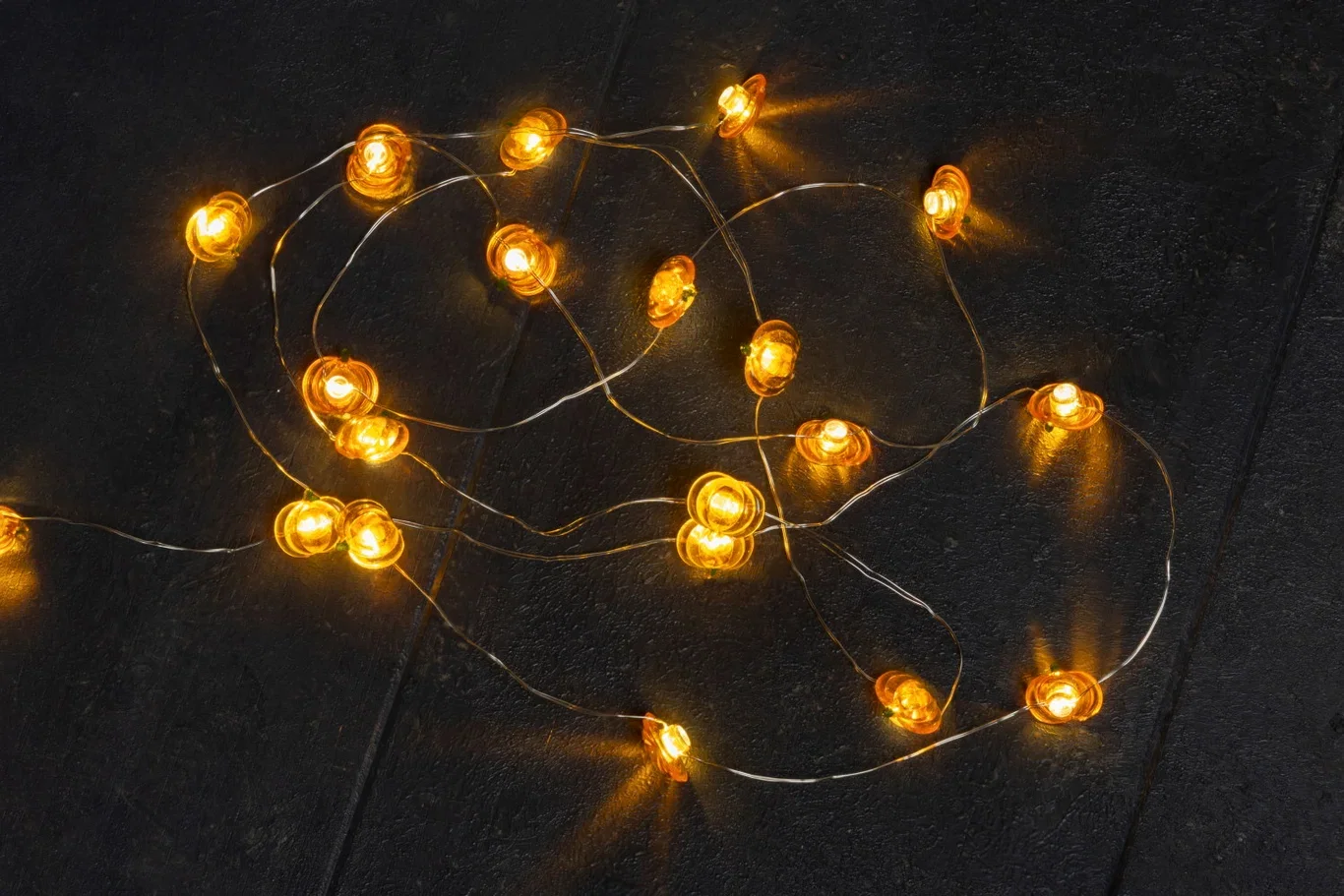 Pumpkin Deco Light chain 200cm 20LED