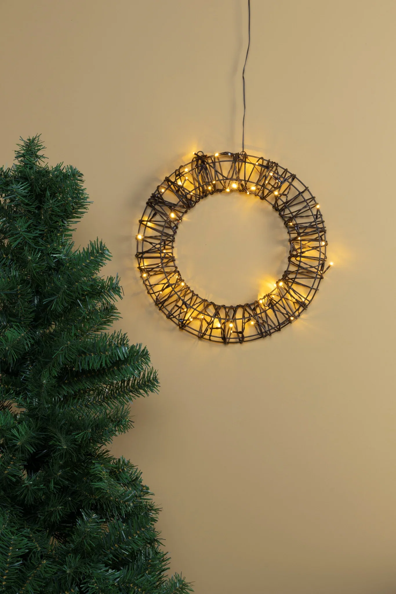 Wreath with Lights