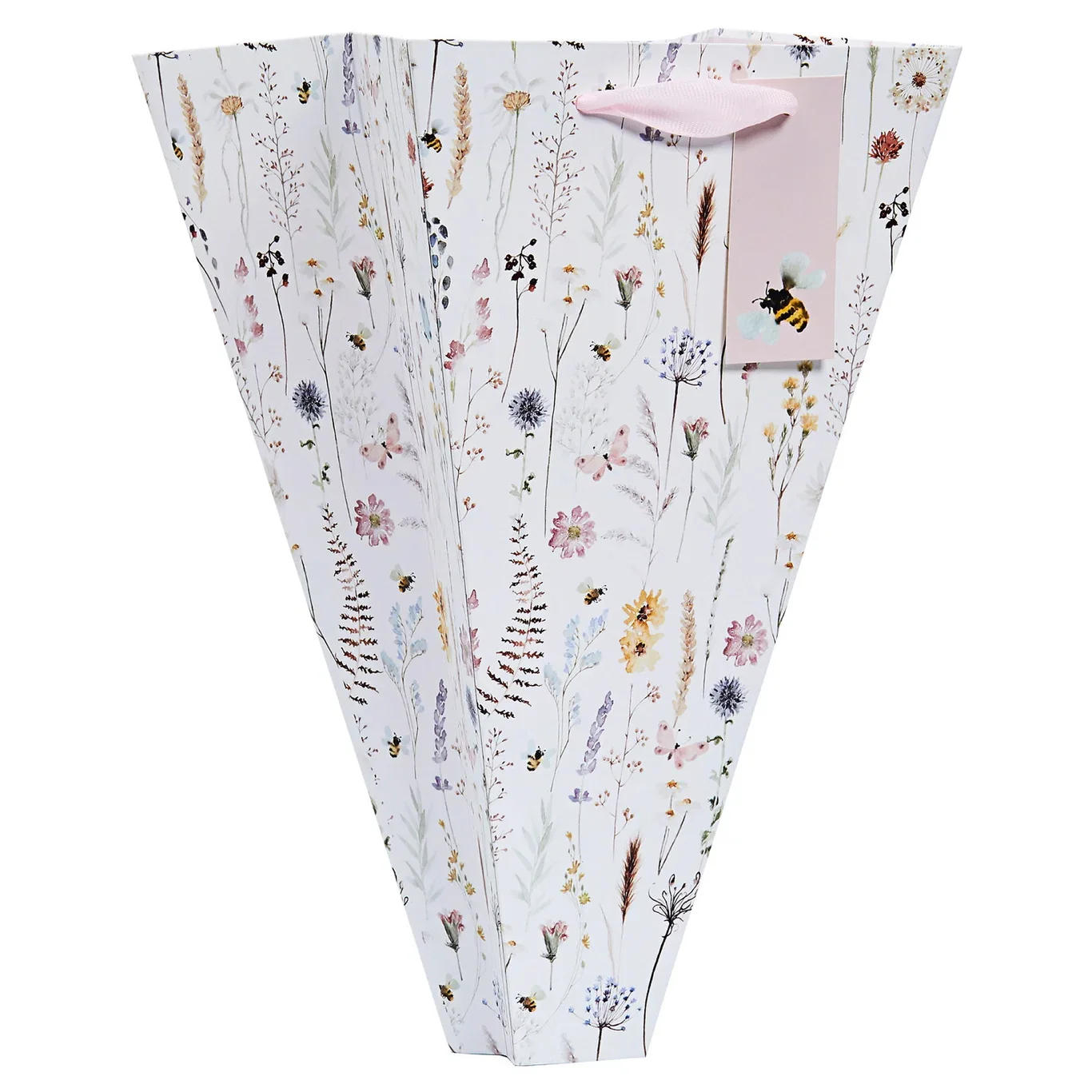 Meadow bouqet bag S cream