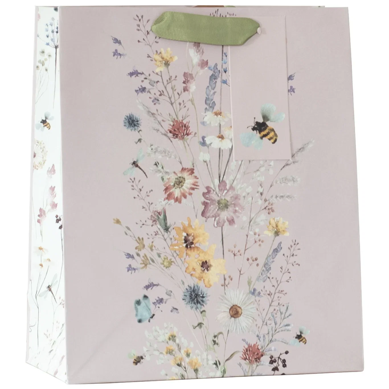 Meadow gift bag M pink