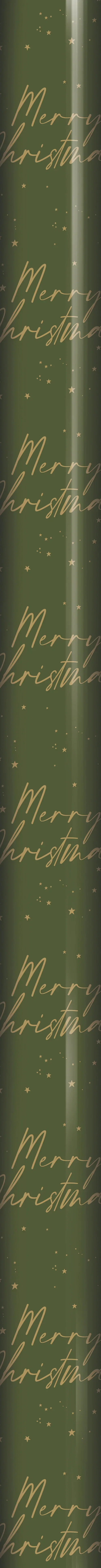 Merry Christmas gift wrap 8M green