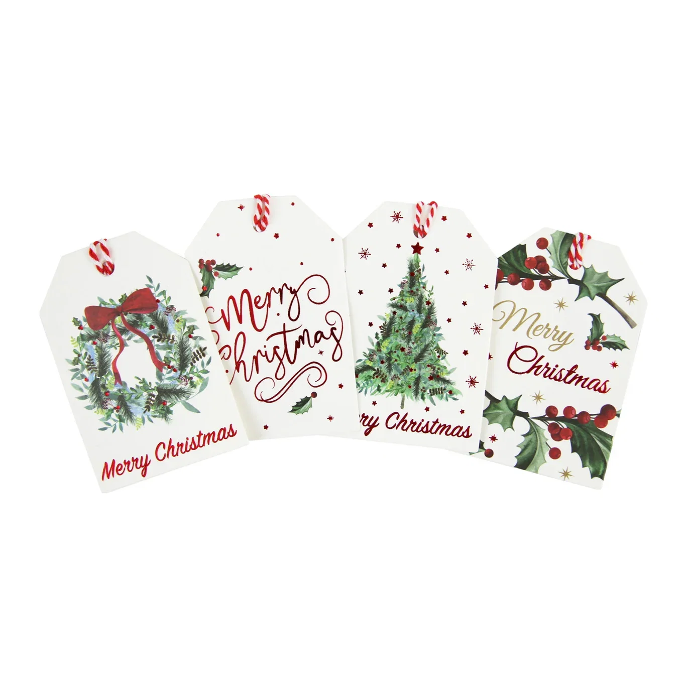 Traditional kraft tags 20pk white