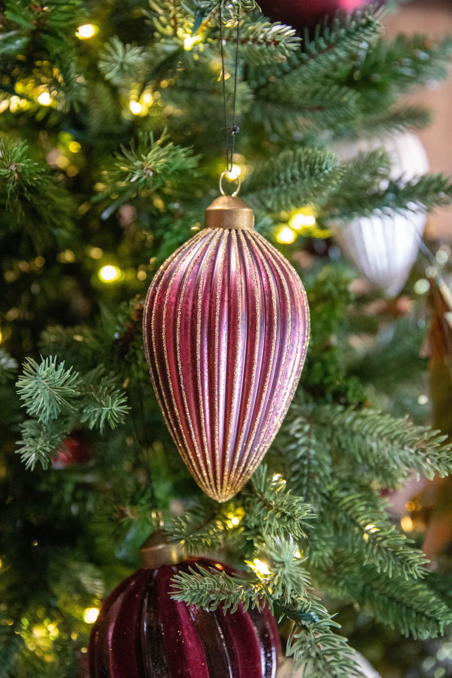 Dåpeformet julekule Twinkle