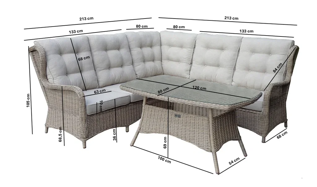 Corner Sofa Set Saltnes