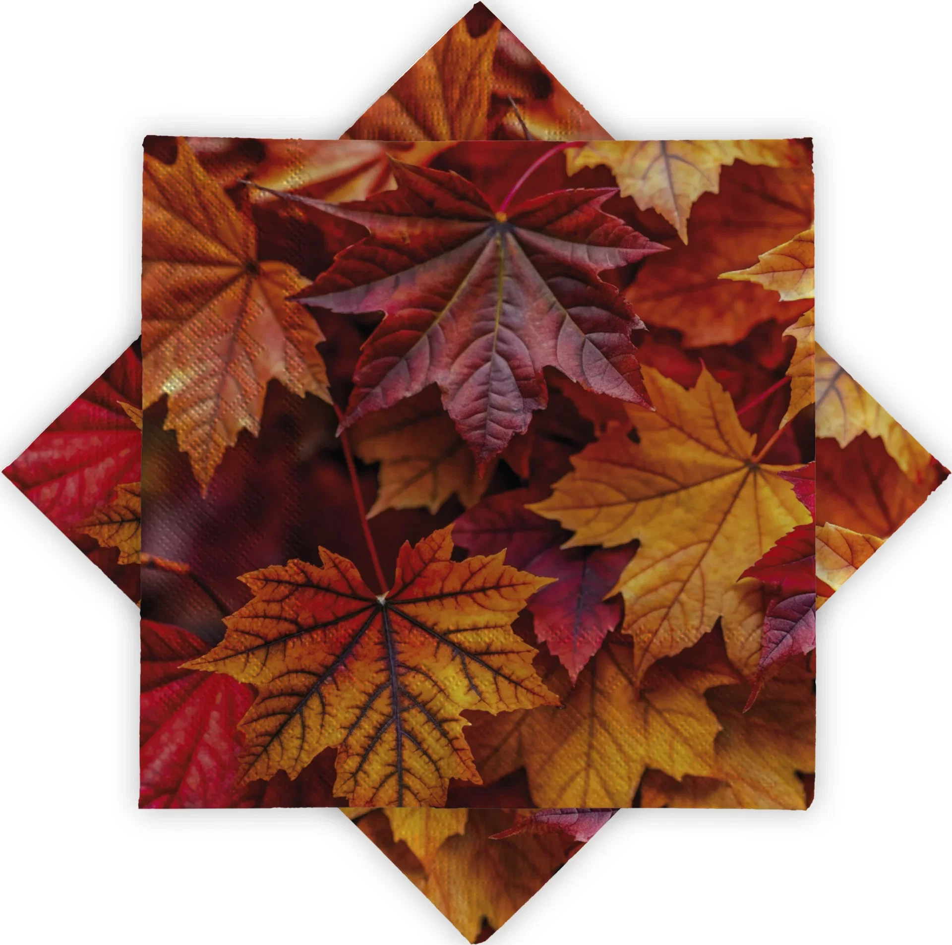 Napkin Autumn maple leaves 