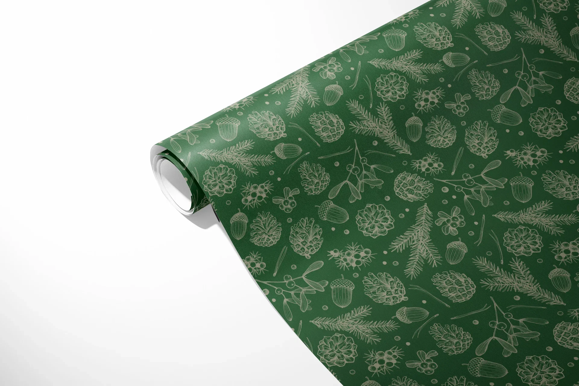 Gift wrap Forest pine 