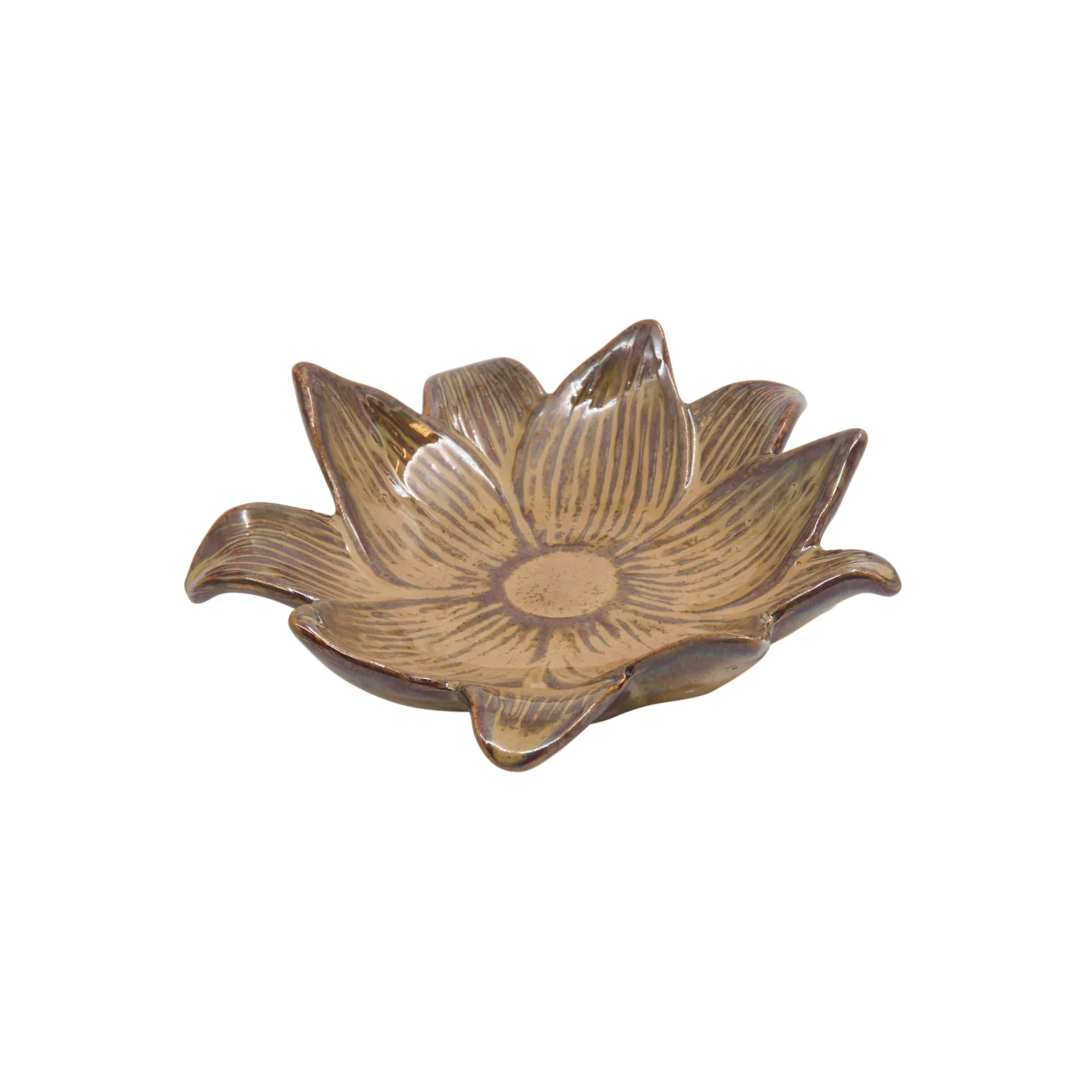 Floral Plate Ceramic D16x4,5cm