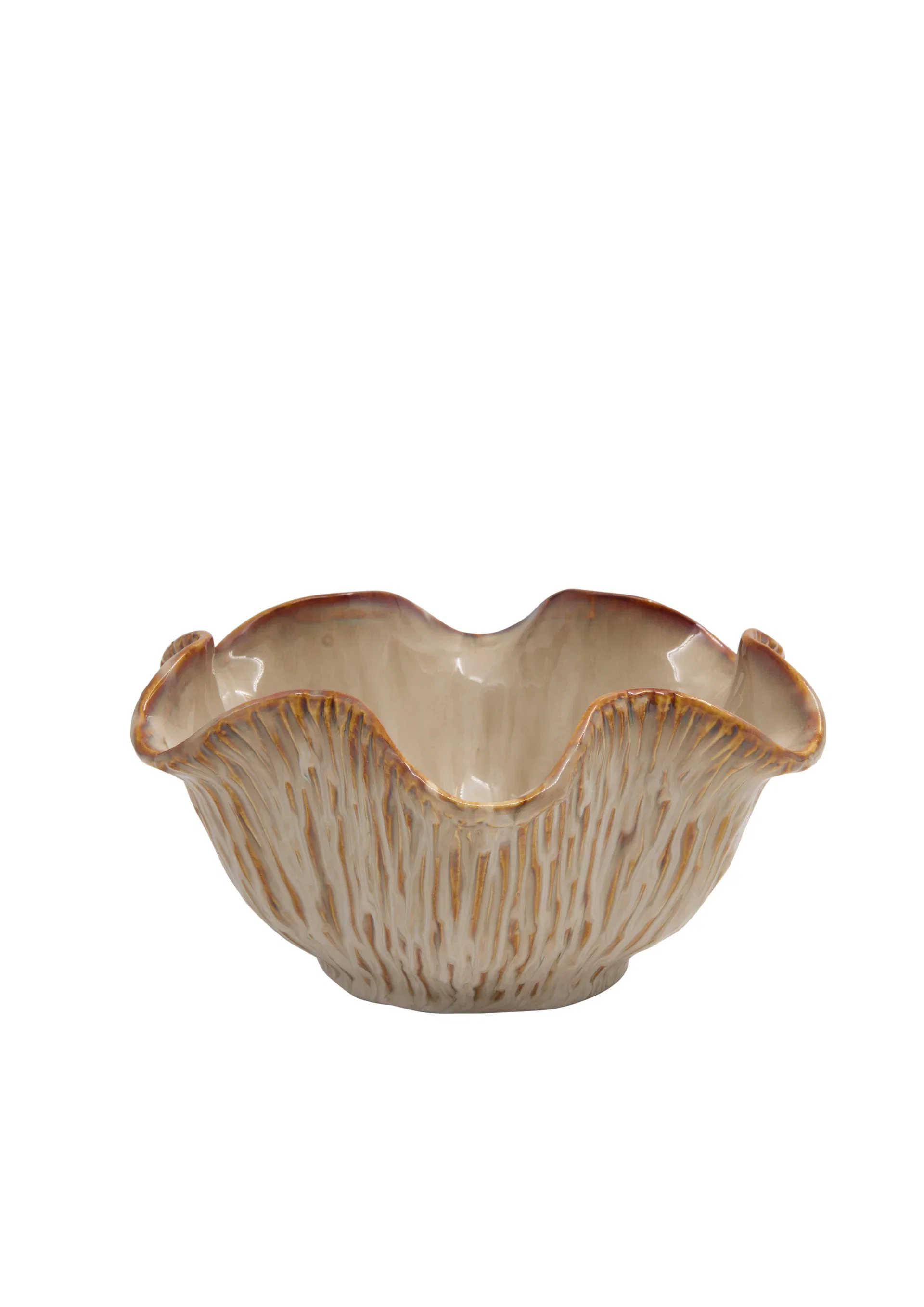 Floral Bowl Ceramic D24,4x11,5cm