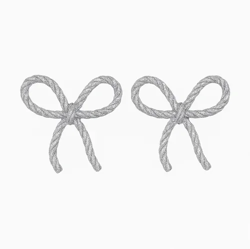 Napkin Rings Silver Bow