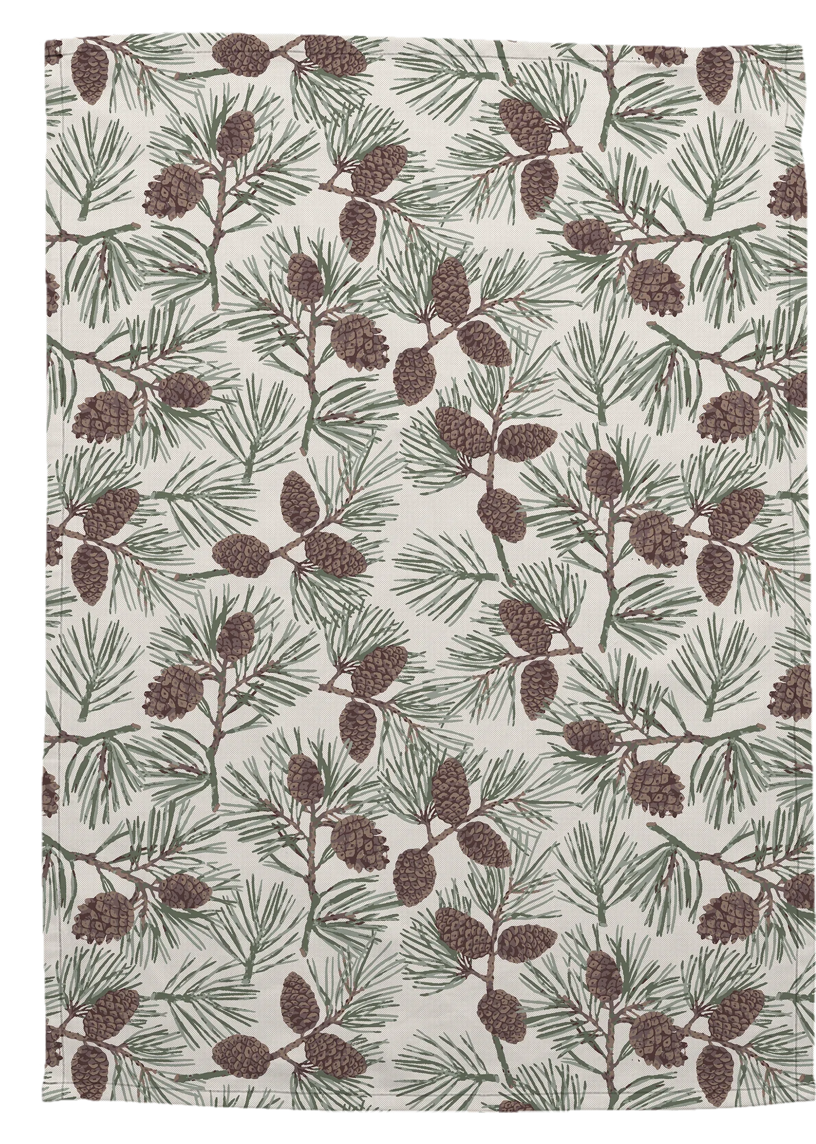 K&C Kitchen Towel Pinecones 50x70